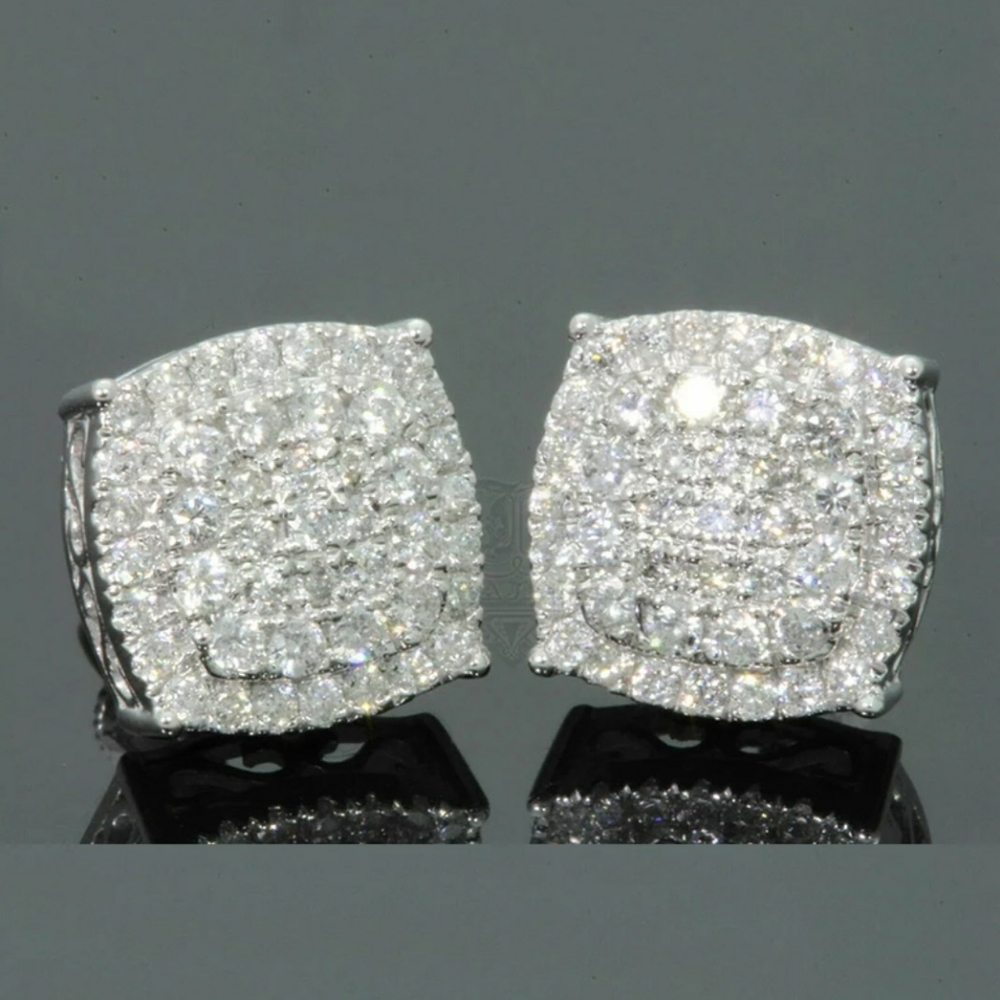 🎀925-2ct Diamond Studs